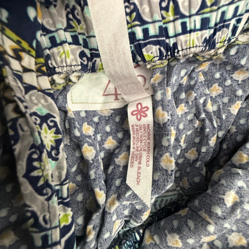Matilda Jane Romper Girls 10 Blue Floral Boho Sleeveless Rayon Summer - Picture 7 of 15